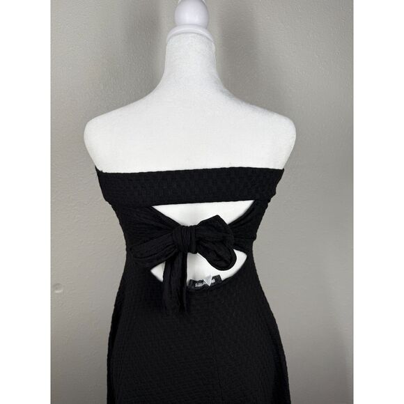 NWT Urban Outfitters Womens Black Strapless Dress Sz S Skater LBD Grunge - Picture 6 of 10